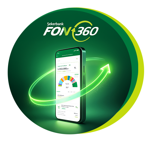 Tüm fonlar tek noktada, 360° kolaylık yanınızda.