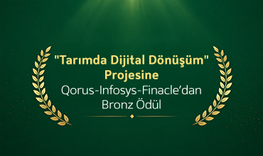 Tarımda dijitalleşmeyi destekleyen projemizle uluslararası ödül