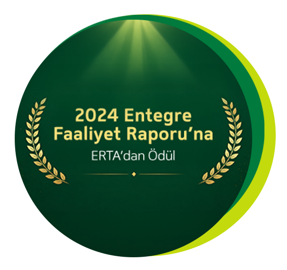 2024 Entegre Faaliyet Raporumuza ödül