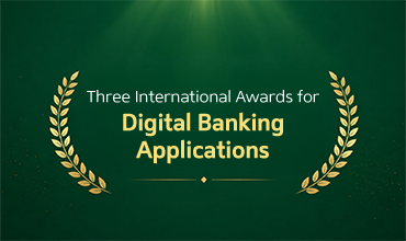 Three international awards for Digital Banking Applications