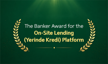 The Banker award for the Yerinde Kredi platform