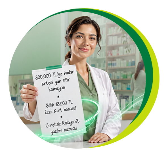 Sağlığa değer katan eczacılara güçlü finansal destek!