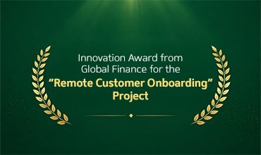 Innovation award from Global Finance