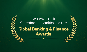Two international awards in Sustainable banking