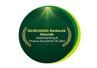 Sürdürülebilir bankacılık alanında iki uluslararası ödül